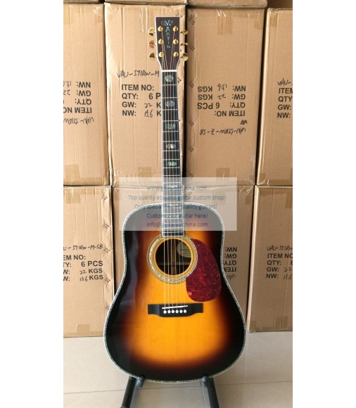  Custom Martin d45v acoustic-electric guitar 